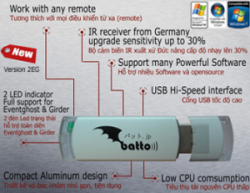 Batto IR remote control PC full V2EG